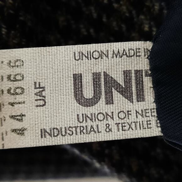 Bill Blass 48L Gray Wool Blazer Union Made USA Vintage Mens Jacket 100% Wool - Picture 7 of 9